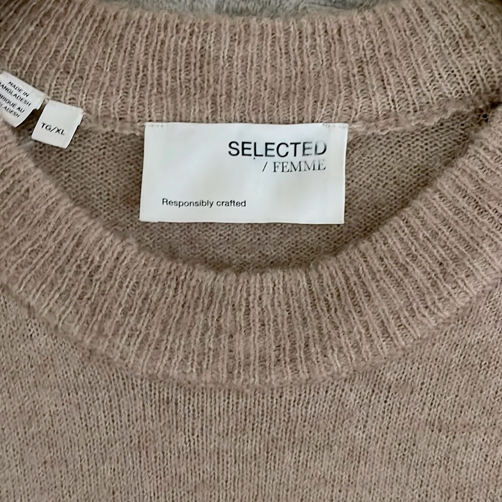 Selected Femme Rena Jumper – Toasted Coconut (XL) - Picture 2 of 8